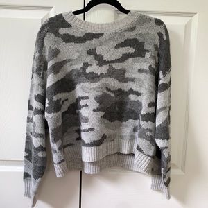 Grey camo sweater from american eagle